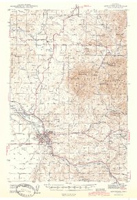 Download a high-resolution, GPS-compatible USGS topo map for Lewistown, MT (1944 edition)
