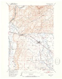 Download a high-resolution, GPS-compatible USGS topo map for Manhattan, MT (1953 edition)
