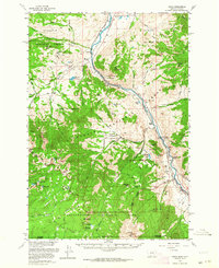 Download a high-resolution, GPS-compatible USGS topo map for Miner, MT (1964 edition)