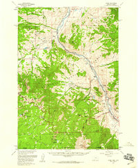 Download a high-resolution, GPS-compatible USGS topo map for Miner, MT (1959 edition)