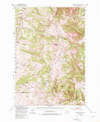 Download a high-resolution, GPS-compatible USGS topo map for Monument Ridge, MT (1975 edition)