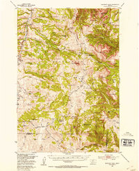 Download a high-resolution, GPS-compatible USGS topo map for Monument Ridge, MT (1954 edition)