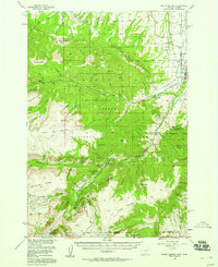 Download a high-resolution, GPS-compatible USGS topo map for Mount Maurice, MT (1958 edition)