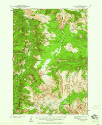 Download a high-resolution, GPS-compatible USGS topo map for Mt Douglas, MT (1958 edition)