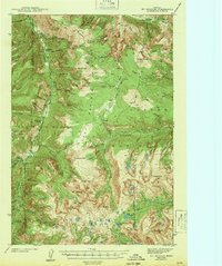 Download a high-resolution, GPS-compatible USGS topo map for Mt Douglas, MT (1943 edition)