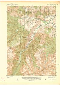 preview thumbnail of historical topo map of Stillwater County, MT in 1941