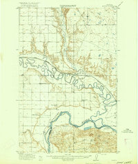 1916 Map of Nashua, MT