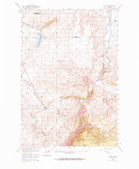 Download a high-resolution, GPS-compatible USGS topo map for Norris, MT (1967 edition)