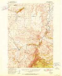 Download a high-resolution, GPS-compatible USGS topo map for Norris, MT (1951 edition)