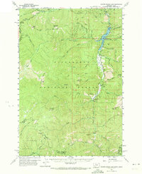 Download a high-resolution, GPS-compatible USGS topo map for Painted Rocks Lake, MT (1973 edition)