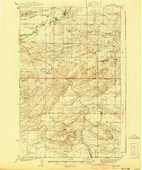 Download a high-resolution, GPS-compatible USGS topo map for Pendroy, MT (1941 edition)