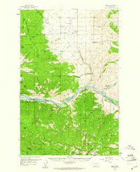 Download a high-resolution, GPS-compatible USGS topo map for Perma, MT (1961 edition)
