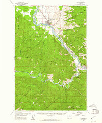 Download a high-resolution, GPS-compatible USGS topo map for Plains, MT (1961 edition)