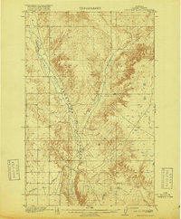 Download a high-resolution, GPS-compatible USGS topo map for Porcupine Valley, MT (1918 edition)