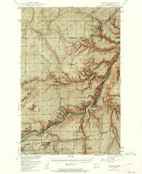 1948 Map of Portage, 1962 Print