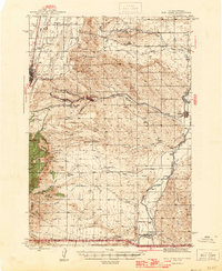 1944 Map of Carbon County, MT, 1946 Print