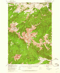 Download a high-resolution, GPS-compatible USGS topo map for Spanish Peaks, MT (1961 edition)