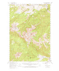 Download a high-resolution, GPS-compatible USGS topo map for Spanish Peaks, MT (1973 edition)