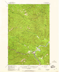 1956 Map of St. Regis, MT, 1958 Print