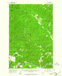 preview thumbnail of historical topo map of Mineral County, MT in 1959