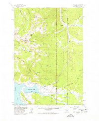 Download a high-resolution, GPS-compatible USGS topo map for Tepee Creek, MT (1963 edition)