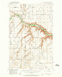 Download a high-resolution, GPS-compatible USGS topo map for Timber Coulee, MT (1963 edition)