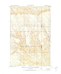 1910 Map of Todd Lakes, 1975 Print