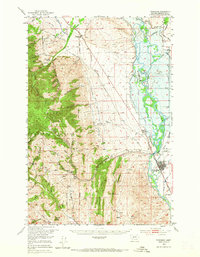 Download a high-resolution, GPS-compatible USGS topo map for Townsend, MT (1965 edition)