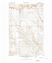 Download a high-resolution, GPS-compatible USGS topo map for Tule Valley, MT (1976 edition)