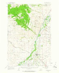 Download a high-resolution, GPS-compatible USGS topo map for Twin Bridges, MT (1963 edition)