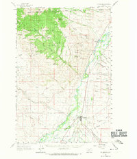 Download a high-resolution, GPS-compatible USGS topo map for Twin Bridges, MT (1970 edition)