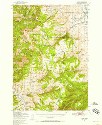 Download a high-resolution, GPS-compatible USGS topo map for Varney, MT (1958 edition)