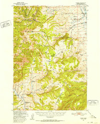 Download a high-resolution, GPS-compatible USGS topo map for Varney, MT (1952 edition)