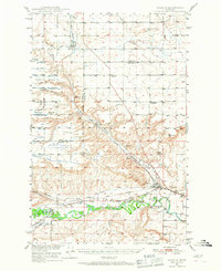 Download a high-resolution, GPS-compatible USGS topo map for Vaughn, MT (1968 edition)