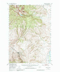 Download a high-resolution, GPS-compatible USGS topo map for Virginia City, MT (1986 edition)