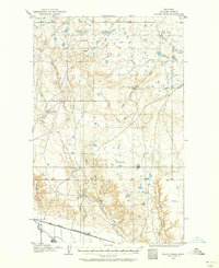 1903 Map of Wayne Creek, 1958 Print