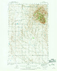Download a high-resolution, GPS-compatible USGS topo map for West Butte, MT (1970 edition)