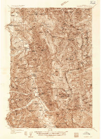 preview thumbnail of historical topo map of Flathead County, MT in 1936