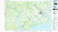 preview thumbnail of historical topo map of Elizabeth City, NC in 1985