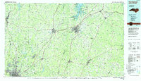 preview thumbnail of historical topo map of Henderson, NC in 1984
