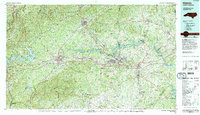 Download a high-resolution, GPS-compatible USGS topo map for Hickory, NC (1995 edition)