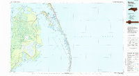 preview thumbnail of historical topo map of Manteo, NC in 1985