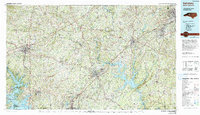 Download a high-resolution, GPS-compatible USGS topo map for Salisbury, NC (1991 edition)