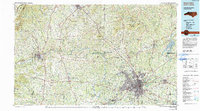 Download a high-resolution, GPS-compatible USGS topo map for Winston-Salem, NC (1991 edition)