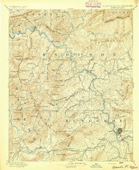 1894 Map of Asheville