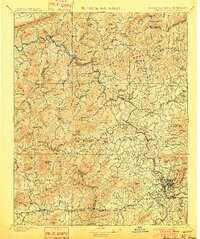 1901 Map of Asheville