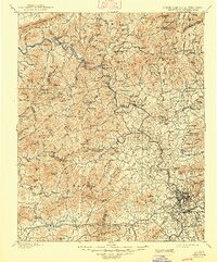 preview thumbnail of historical topo map of Asheville, NC in 1901