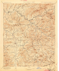 1897 Map of Cowee