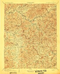 1907 Map of Cowee