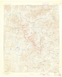 1891 Map of Cowee